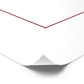 Dusty Blue and Red Bridal Shower Welcome Perfect Poster (Hoek)