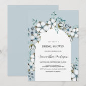 Dusty Blue and white arch Vrijgezellenfeest Kaart (Voorkant / Achterkant)