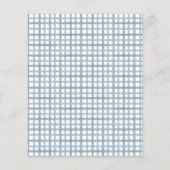 Dusty Blue Baby Blocks Advice & Well Wishes Card (Achterkant)