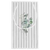 Dusty Blue Baby Carriage Custom Sign Klein Cadeauzakje (Achterkant)