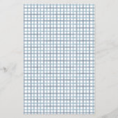 Dusty Blue Baby Shower Bingo Game Card Flyer (Achterkant)