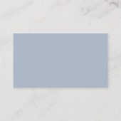 Dusty Blue Baby shower Diaper Raffle Ticket Modern (Achterkant)