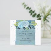 Dusty Blue Blauwgroen Wedding Trending Budget (Staand voorkant)