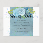 Dusty Blue Blauwgroen Wedding Trending Budget (Voorkant)