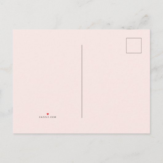 Dusty Blue Blush Floral Baby in Bloom Shower Uitnodiging Briefkaart (Achterkant)