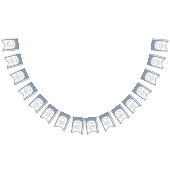 Dusty Blue Bohemian Arch Oh Baby Baby shower Vlaggetjes (Alle)