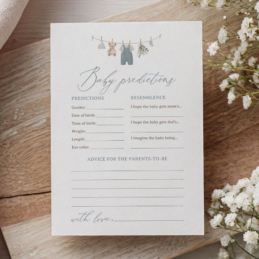 Dusty Blue Boho Baby Clothes Predictions Advice Kaart