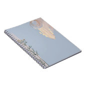 Dusty Blue BOHO Dream Catcher Custom Stationery Notitieboek (Rechterzijde)