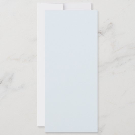 Dusty Blue Boho Teddy Bear Balloon Menu Kaart (Achterkant)