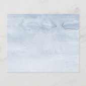 Dusty Blue Boho Vrijgezellenfeest Advice Kaart (Achterkant)