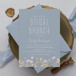 Dusty Blue Boho Wildflower Bridal Brunch Douche Flyer<br><div class="desc">Budget Minimalist Wildflower Boho Elegant and Modern Script Bridal Brunch - Vrijgezellenfeest voor herfst (Herfst),  Winter,  Spring of Summer Uitnodigingen - omvat prachtige en elegante scripttypografie voor de speciale Bride die voor de huwelijksfeestdag moet zijn.</div>