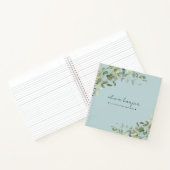 Dusty Blue Botanical Letters to Daughter Journal Notitieboek (Binnen)