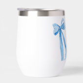 Dusty Blue Bow Ze bindt de knoop Vrijgezellenfeest (Rechts)