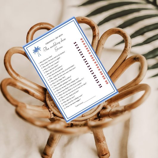 Dusty Blue Bride & bruidegom Vrijgezellenfeest Gam Aankondiging