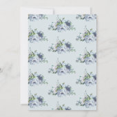 Dusty Blue bruiloft uitnodiging doen we (Achterkant)