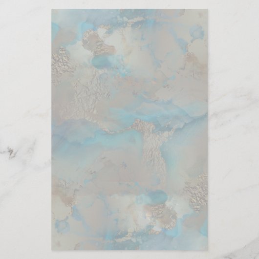 Dusty Blue Burgundy Blush Floral Wedding Menu (Achterkant)