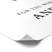 Dusty Blue Champagne Ivory Floral Well Poster (Hoek)