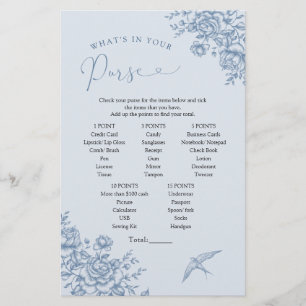 Dusty Blue Chinoiserie Bridal Wat zit er in je tas