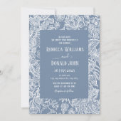 Dusty Blue Chinoiserie Kaart (Voorkant)