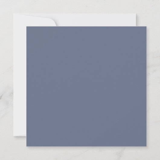Dusty Blue Cinnamon & Navy Color Palette Kaart (Achterkant)