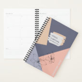 Dusty Blue Coral Wedding Planner Custom (Display)