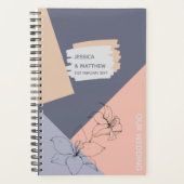 Dusty Blue Coral Wedding Planner Custom (Voorkant)