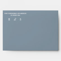 Dusty Blue Country Gecombineerd Wit Lace Weddensch