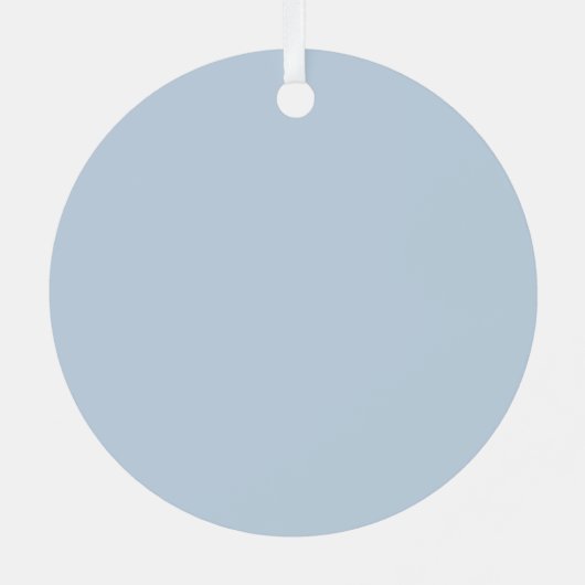 Dusty Blue Cross Boy Baptisme Ceramic Ornament (Achterkant)