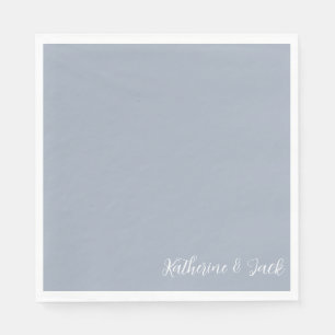 Dusty Blue Custom Luncheon Napkins Servet