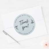 Dusty Blue Dank je sticker (Envelop)