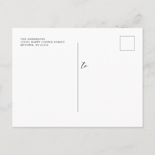 Dusty Blue Dark Navy Bloemen bruiloft uitnodiging (Achterkant)