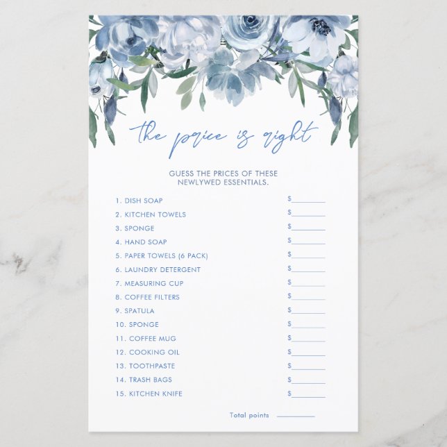 Dusty Blue De prijs is het juiste Vrijgezellenfees (Voorkant)