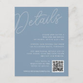 Dusty Blue | Details over het script All-in-One wa Informatiekaartje (Voorkant)