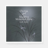 Dusty Blue Dragonfly Servet (Voorkant)