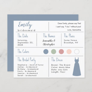 Dusty Blue Dress Color Bridesmaid Information Kaar