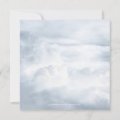 Dusty Blue Drocatcher Wedding Invitation Kaart (Achterkant)