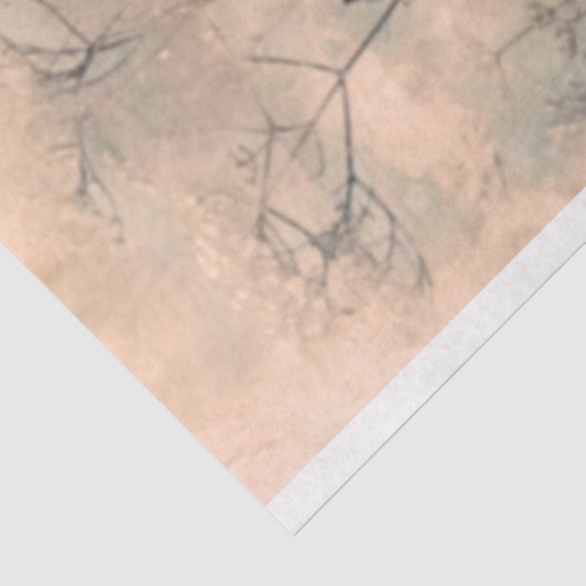 Dusty Blue Eetherische Natuur Botanicals Achtergro Tissuepapier (Detail)