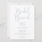 Dusty Blue Elegant Script Bruids Bunch Shower Kaart (Voorkant)