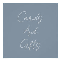 Dusty Blue Elegant Vrijgezellenfeest Bruiloft Clas