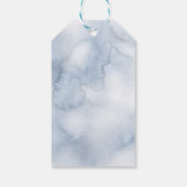 Dusty Blue en Blush Beach geïnspireerd Dank u Cadeaulabel (Achterkant)