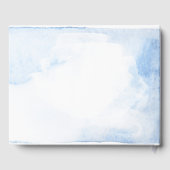 Dusty Blue en Blush Pink Wedding Gastenboek (Achterkant)