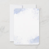 Dusty Blue en Blush Wedding RSVP (Achterkant)