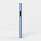 Dusty Blue en Bord Pink Squiggle met Tekst Case-Mate iPhone Case (Achterkant/rechts)