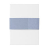 Dusty Blue en Bourgogne Waterverf Flowers Elegant Uitnodigingen Wikkel (Achterkant Voorbeeld)