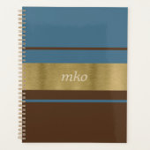 Dusty Blue en Brown Planner (Voorkant)