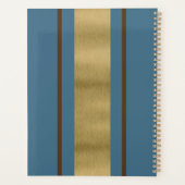 Dusty Blue en Brown Planner (Achterkant)
