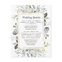 Dusty Blue en Gold Elegant Rustic Floral Wedding
