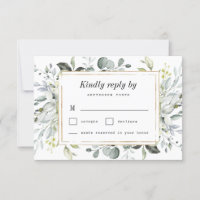 Dusty Blue en Gold Elegant Rustic Floral Wedding