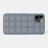 Dusty Blue en Grey op Tweed Design Case-Mate iPhone Case (Achterkant (horizontaal))