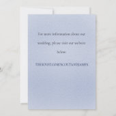 Dusty Blue en Navy Save The Date (Achterkant)